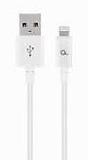 CABLU alimentare si date GEMBIRD, pt. smartphone, USB 2.0 (T) la Lightning (T), 2m, negru,  CC-USB2-AMLM-2M  (include TV 0.06 lei)