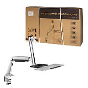 SUPORT de birou LOGILINK, pt 1 TV/monitor plat, diag. max 32 inch, rotatie, inclinare, pivotare, max 8 kg,  BP0040