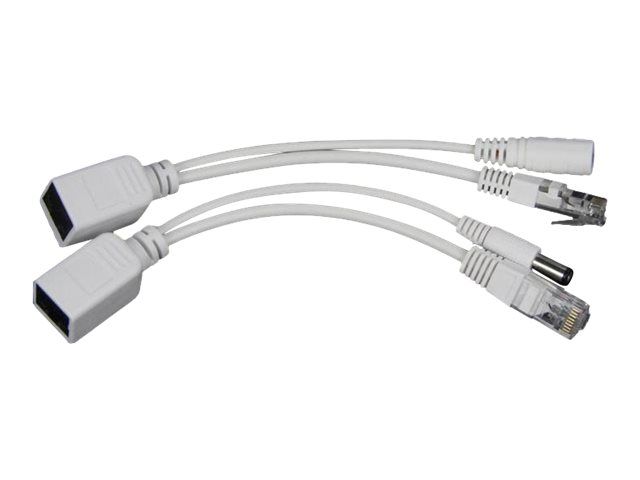 GEMBIRD PP12-POE-0.15M-W Gembird UTP passive POE adapter kit 0.15m