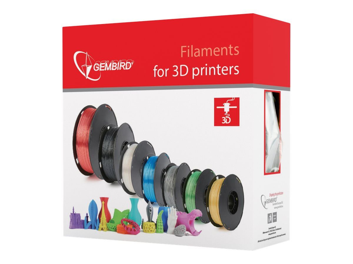 GEMBIRD 3DP-PLA+1.75-02-S Filament PLA-plus Silver 1.75mm 1kg