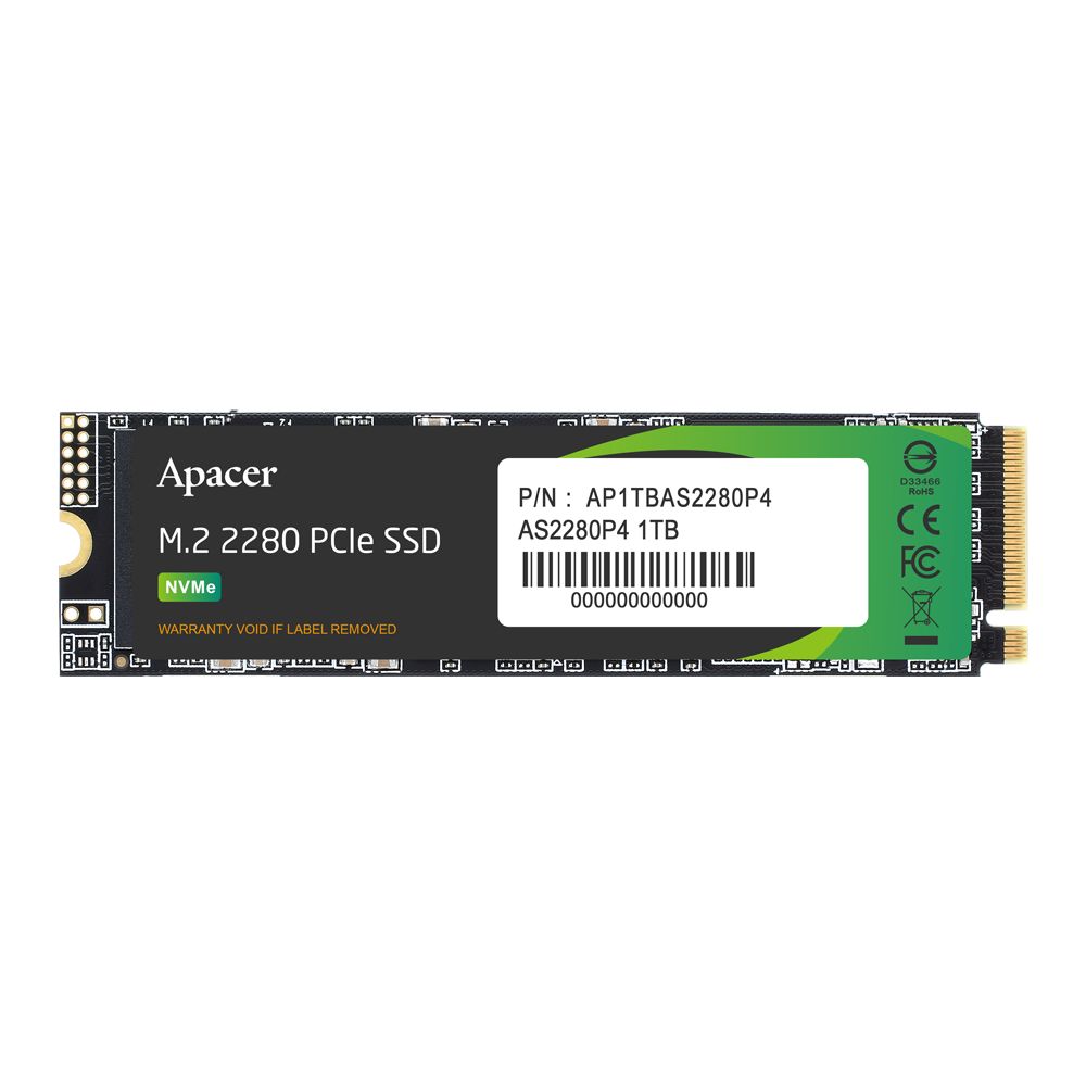 SSD Apacer AS2280P4 512 GB PCIe 3.0 x4 M.2 2280