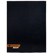 floor mats for gaming chair Size: 100x130cm lower side:antislip basedurable polyester fabricColor: Black  with canyon logo