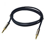 CABLU audio LOGILINK stereo (RCA T/T), 2m, conectori auriti, negru  CA1204  (include TV 0.75 lei)