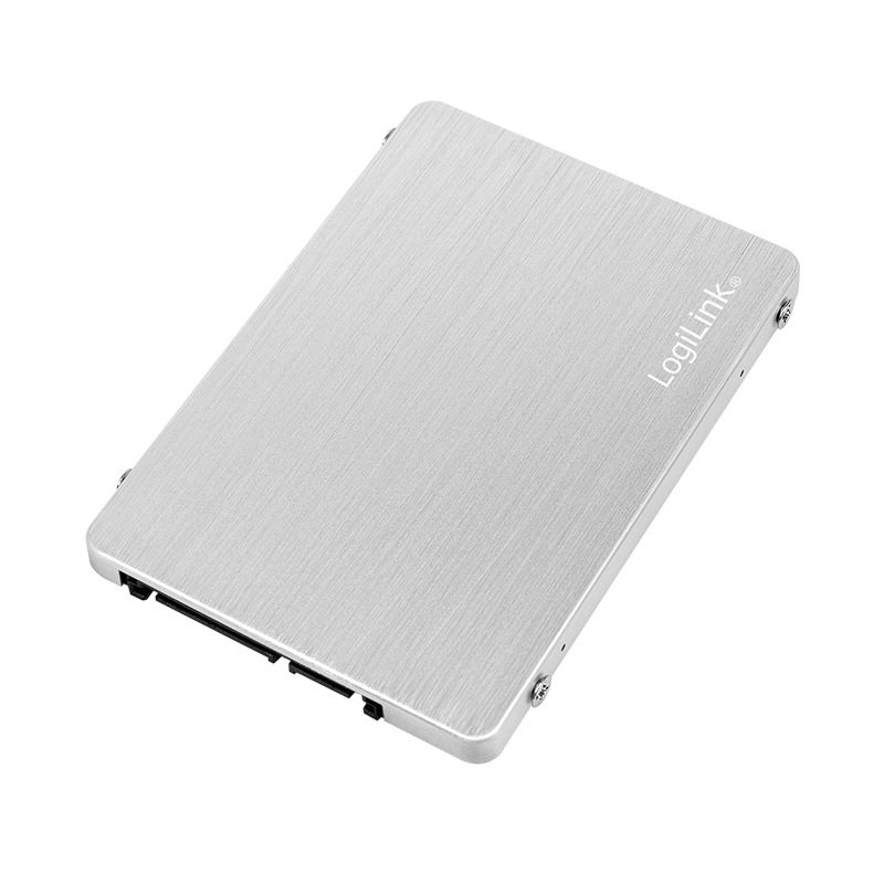 RACK extern LOGILINK, pt. SSD, M.2, M.2 S-ATA NGFF, interfata PC S-ATA3, aluminiu, argintiu,  AD0021  (timbru verde 0.8 lei)