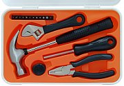 TRUSA scule SPACER contine 1 x ciocan, 1 x patent, 1 x surubelnita, 12 x capete surubelnita, 1 x cheie reglabila, 1 x protectie cauciuc ciocan, 1 x cutie transport si depozitare   SPT-HANDY-17