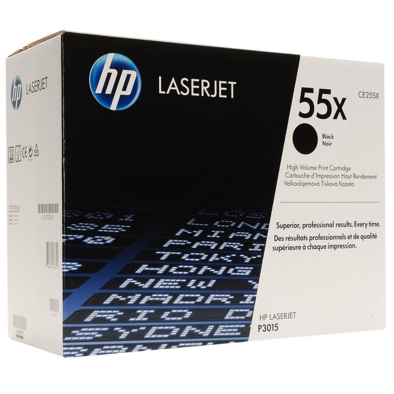 Cartus toner HP CE255X ,Negru ,12 500 pagini ,Original (55x)
