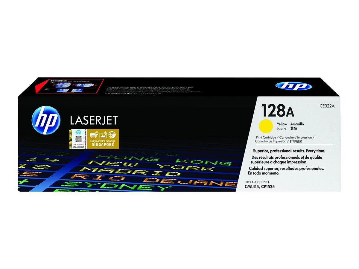 Cartus toner HP CE322A ,Galben ,1500 Pagini ,Original (128A)
