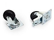 ZPAS | RAX-MS-X81-X1 | Accesorii cabinet rack | Set 4 roti 2 roti cu frana, incarcare maxima 800kg Triton
