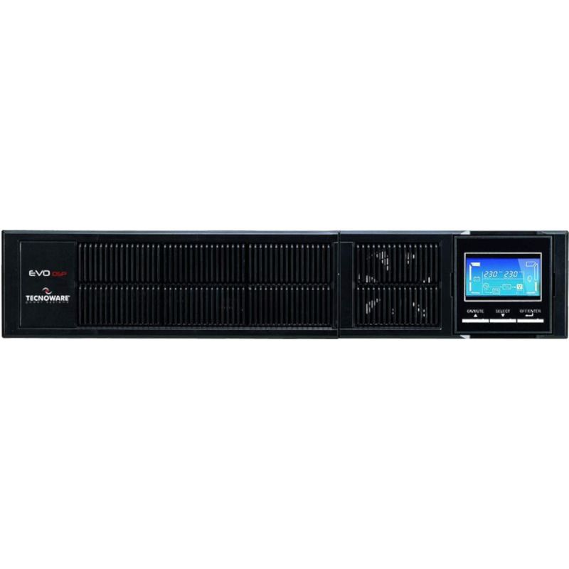 UPS TecnoWare FGCERAPL2602IEC, 2600 VA, line-interactive, 6x C13, 1x USB, Lead–acid, Tower/Rack 2U, Negru