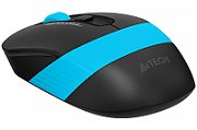 MOUSE A4tech, gaming, wireless, 2.4GHz, optic, 2000 dpi, butoane/scroll 4/1, buton selectare viteza, negru / albastru,  FG10 Blue  (include TV 0.15 lei)