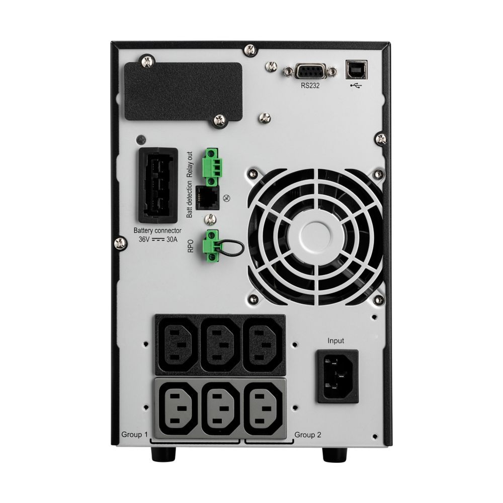 UPS Eaton 9SX1000I, 1000 VA, 900 W, cu management, on-line double-conversion, 6x C13, 1x C14, 1x USB, 12 V / 9 Ah Sealed Lead-acid, LCD, Rack 2U, Negru