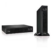 UPS AlanTec FGCEDP1202RTIEC, 1200 VA, 1000 W, on-line, 8x C13, 1x C14, 1x USB, Sealed Lead-acid maintenance-free, LCD, Tower/Rack 2U, Negru