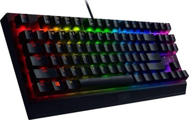 Tastatura gaming mecanica Razer BlackWidow V3 TKL, iluminare Chroma RGB, switch Razer Yellow, US Layout, Negru