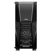 Carcasa nJoy CSMD-E000UFO-BL01B, Middle Tower, ATX, sursa Fara, Negru