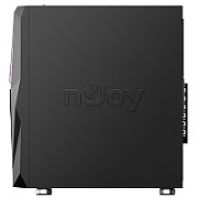 Carcasa nJoy CSMD-E000UFO-BL01B, Middle Tower, ATX, sursa Fara, Negru