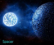 MousePAD SPACER gaming, cauciuc si material textil, 450 x 400 x 3 mm, imagine  SP-PAD-GAME-L-PICT