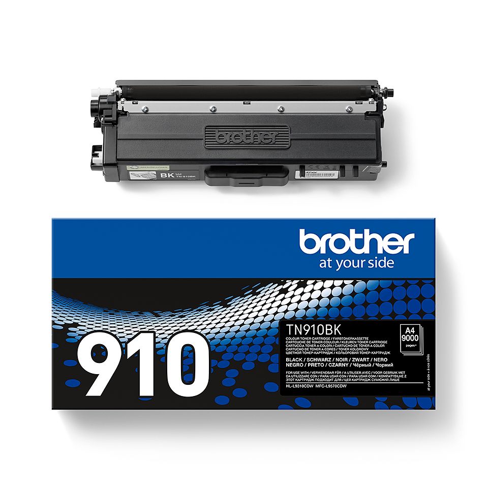 Cartus toner Brother TN910BK ,Negru ,9000 pagini ,Original (TN910BK)