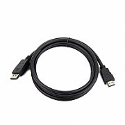 CABLU video SPACER, adaptor DisplayPort (T) la HDMI (T),4K, 3m, negru,  SPC-DP-HDMI-3M  (include TV 0.75 lei)