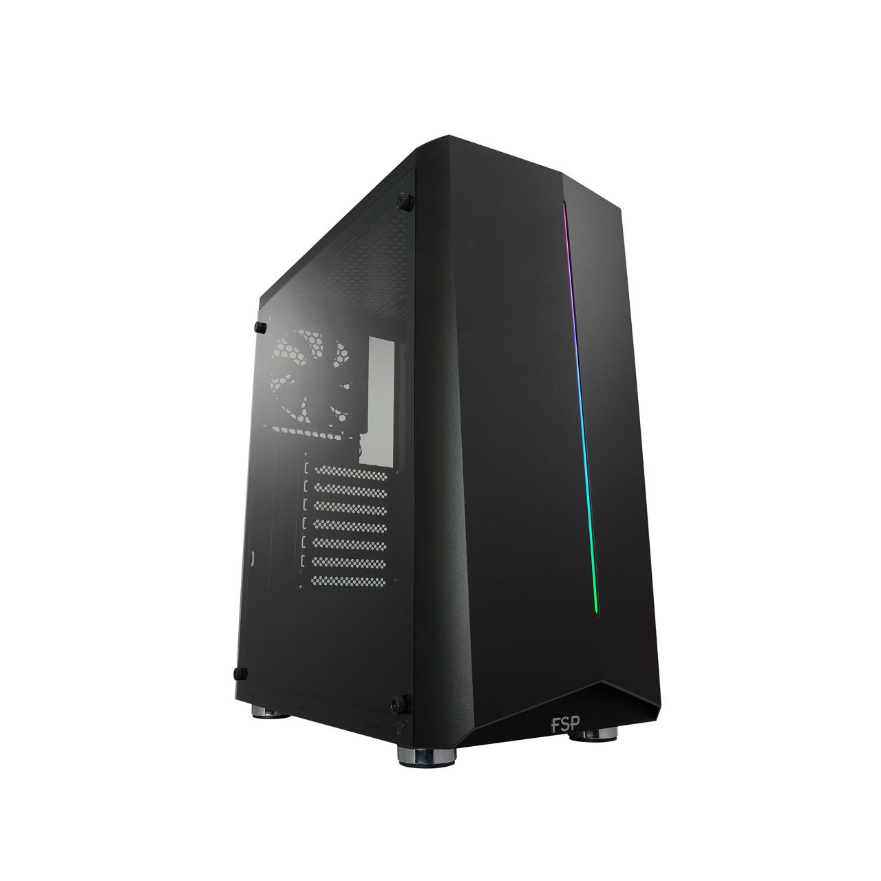 Carcasa FSP CMT151 TG ARGB Mid-tower, black