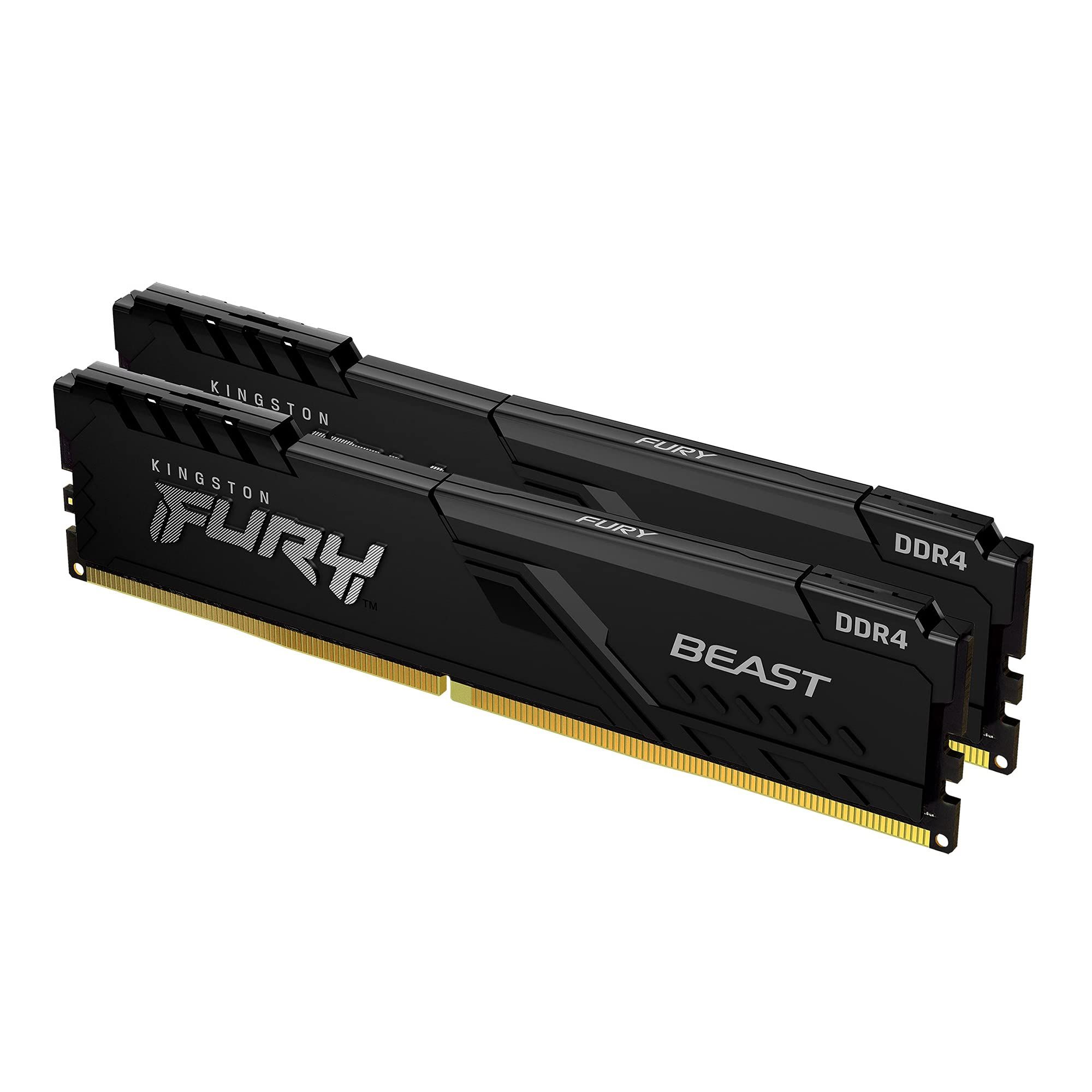 Memorie Kingston FURY Beast 32 GB DDR4 3200 MHz CL16, kit 2 x 16 GB, XMP 2.0, Negru