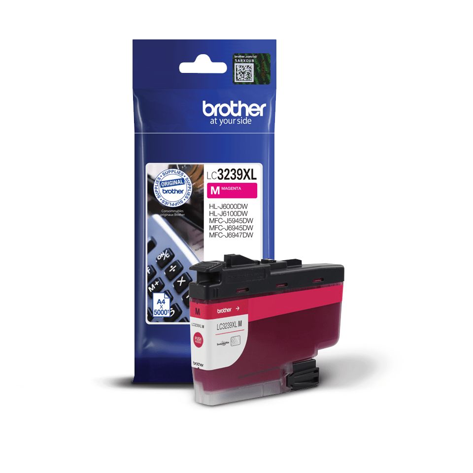 Cartus cerneala Brother LC3239XLM ,Magenta ,5000 pagini ,Original (LC3239XLM)