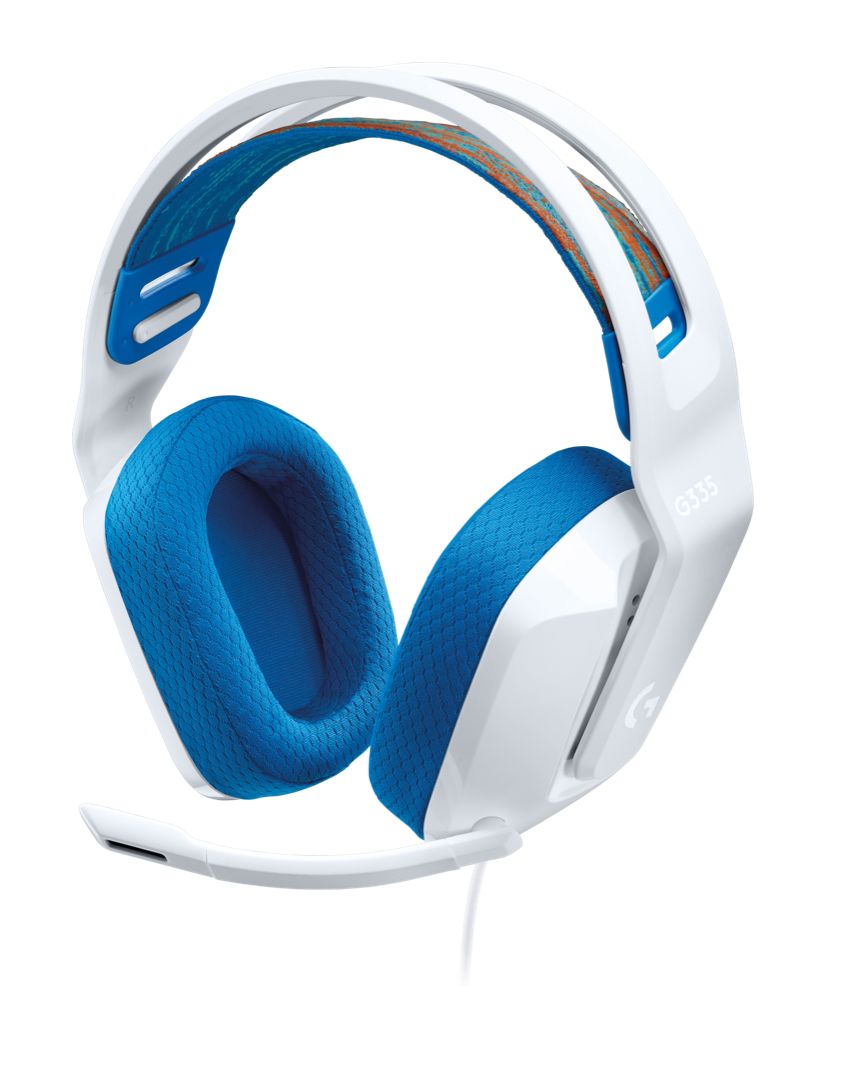 LOGITECH G335 Wired Gaming Headset - WHITE - 3.5 MM