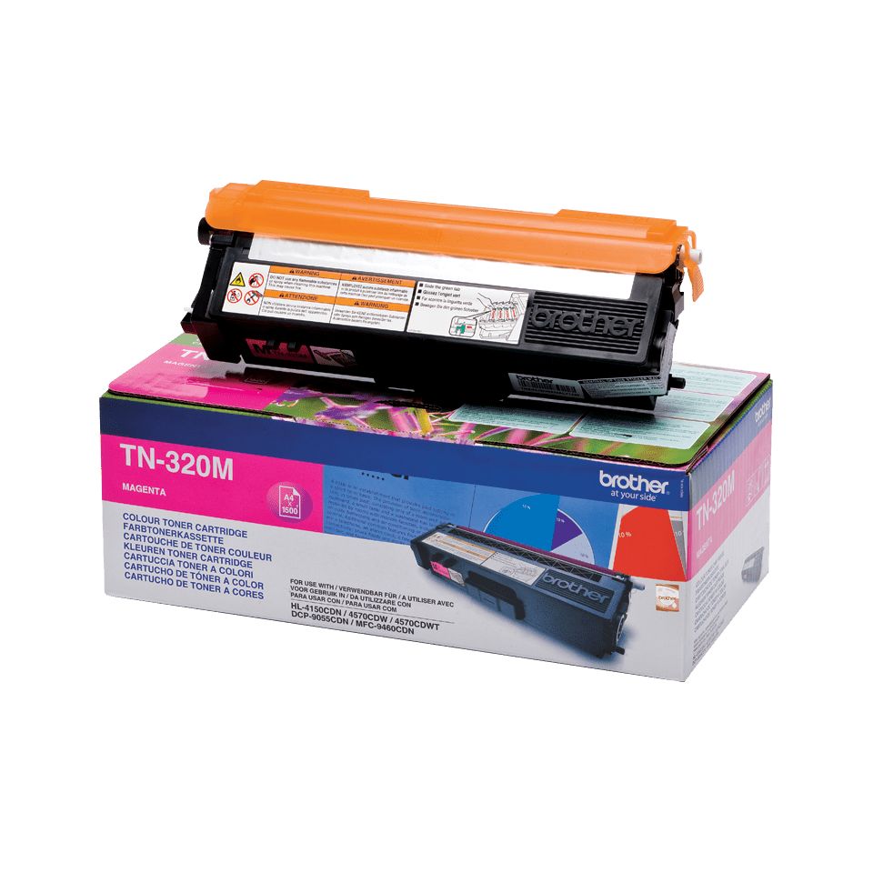 Cartus toner Brother TN320M ,Magenta ,1500 Pagini ,Original (TN320M)