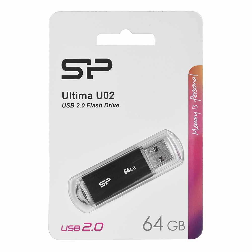 Silicon Power Ultima U02 USB flash drive 64 GB USB Type-A 2.0 Black