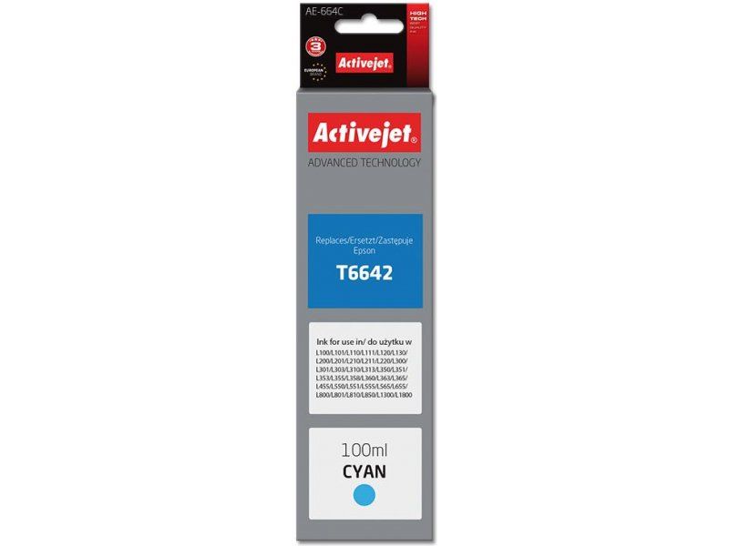 Cartus cerneala Activejet AE-664C ,Albastru ,100 ml (compatibil cu Epson AE-664C)