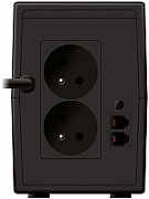 UPS PowerWalker VI 850 SHL FR, 850 VA, 480 W, cu management, line-interactive, 2x Schuko, 12.0V/9.0Ah LCD, Tower, Negru