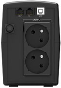 UPS PowerWalker VI 1000 STL FR, 1000 VA, 600 W, cu management, line-interactive, 2x Schuko, 1x RJ45, 12.0V/9.0Ah Tower, Negru