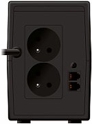 UPS PowerWalker VI 850 SH FR, 850 VA, 480 W, cu management, line-interactive, 2x Schuko, 12V/9Ah Tower, Negru