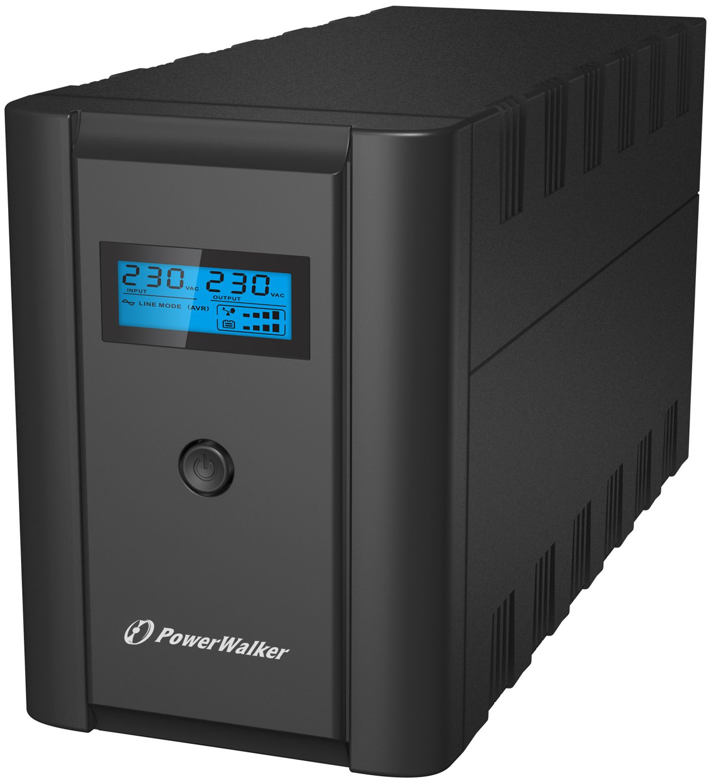 UPS PowerWalker VI 2200 SHL FR, 2200 VA, 1200 W, cu management, line-interactive, 2x Schuko, 2x C13, 1x C14, 1x RJ45, 12V/9Ah LCD, Tower, Negru