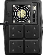 UPS PowerWalker VI 2000 SCL, 2 kVA, 1200 W, line-interactive, 4x Schuko, 1x RJ45, 1x USB, 12V 9Ah LCD, Tower, Negru