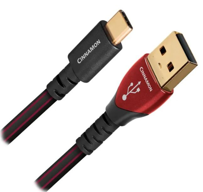 Cablu USB-A la USB-C 2.0 AudioQuest Cinnamon 1.5m