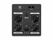 UPS Armac H/1000F/LED, 1000 VA, 650 W, cu management, line-interactive, 4x Schuko, 1x C14, 1x RJ45, 1x USB, 12V 7Ah LED, Tower, Negru