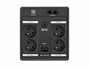UPS Armac H/1500E/LED, 1500 VA, cu management, line-interactive, 4x Schuko, 1x C14, 1x RJ45, 1x USB, 9Ah LED, Tower, Negru