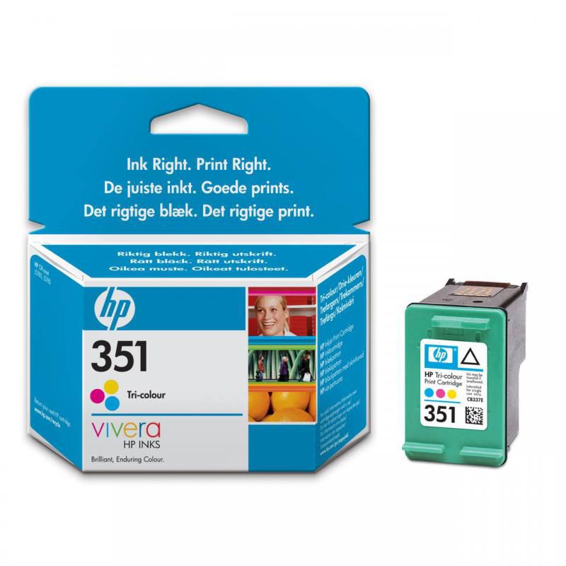 Cartus cerneala HP CB337EE ,Color ,3.5 ml ,Original (351)