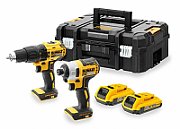 Cordless Power Tool Kit DEWALT DCK2060D2T-QW 18V