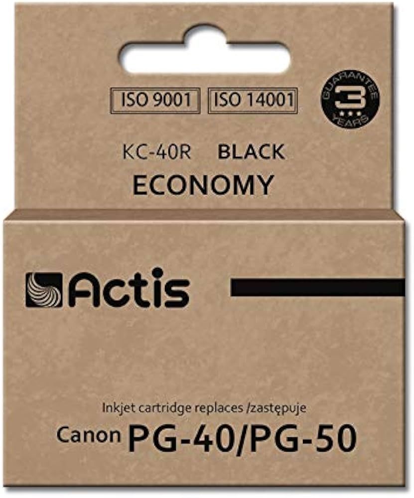 Cartus cerneala Actis KC-40R ,Negru ,25 ml (compatibil cu Canon KC-40R)