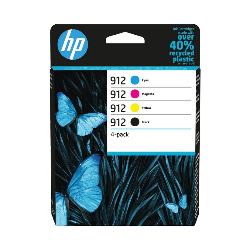 Cartus cerneala HP 6ZC74AE ,Black/tri-color ,315 pagini ,Original (912BCMY)