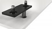 Suport Monitor de Birou Dual, Dell 482-BBDL, 19  - 38 , VESA 100x100, suporta pana la 10kg, negru