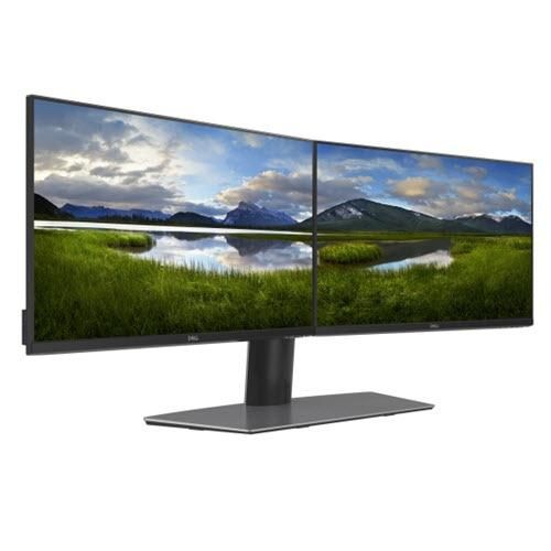 Suport Monitor de Birou Dual, Dell 482-BBCY, 19  - 27 , VESA 100x100, suporta pana la 6kg, negru