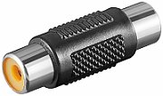 Adaptor Goobay RCA (M) - RCA (M), negru