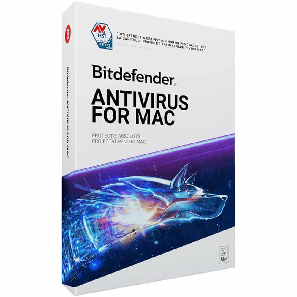 Bitdefender | AV04ZZCSN1203BEN | Antivirus for Mac 3 dispozitive 1an