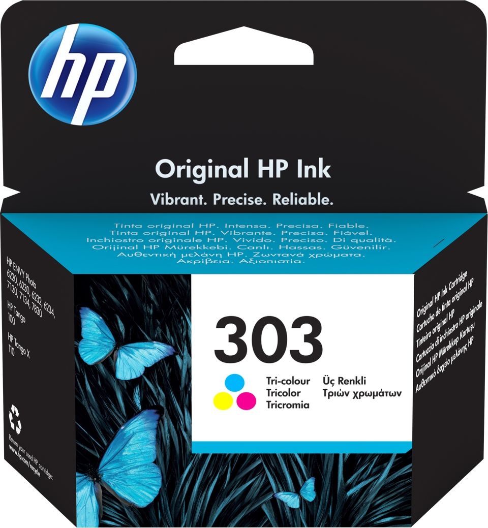 Cartus cerneala HP T6N01AE#UUS ,Color ,4 ml ,Original (303)