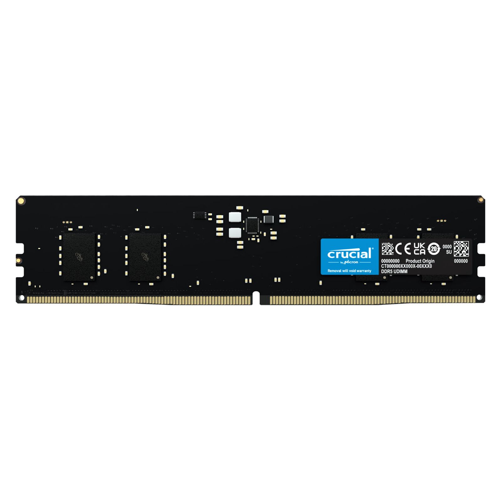 Memorie Crucial 8 GB DDR5 4800 MHz CL40, Negru