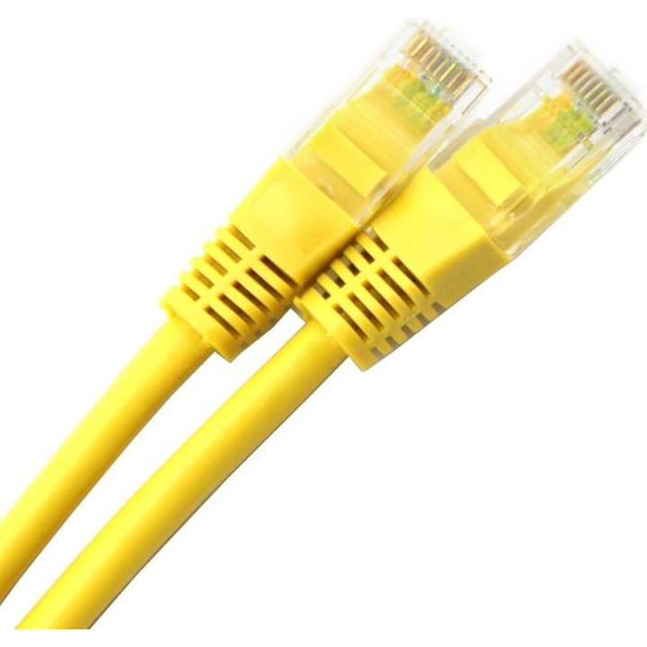 Patch cord Spacer  RJ45, 3 m, galben