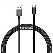 CABLU alimentare si date Baseus Superior, Fast Charging Data Cable pt. smartphone, USB la USB Type-C 66W, 2m, alb  CATYS-A02  (include timbru verde 0.25 lei)