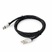 GEMBIRD CC-USB2R-AMCM-2M-W Gembird Premium rubber Type-C USB charging and data cable, 2m, white